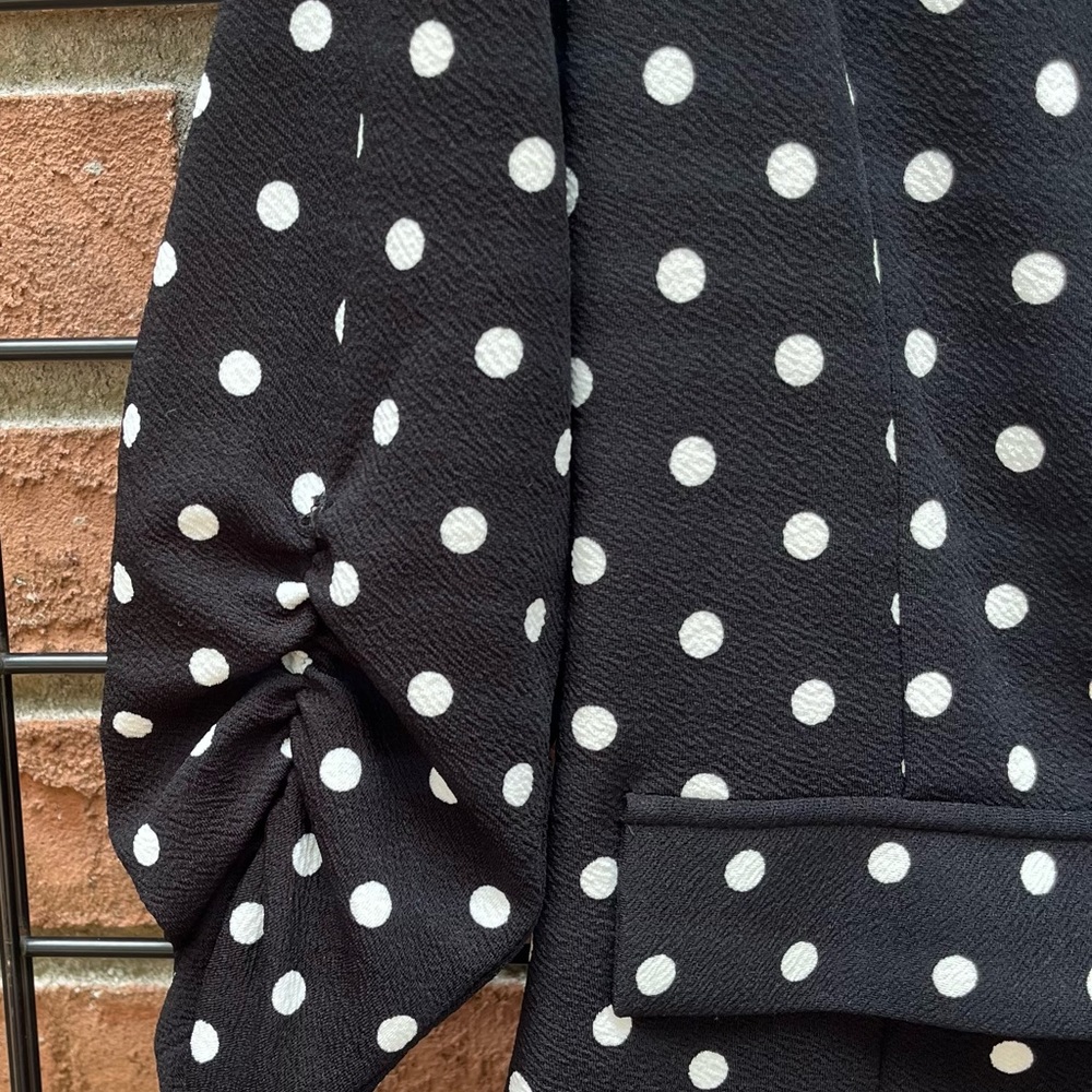 Kaii Black and White Polka Dot Blazer Size M - Picture 2 of 4